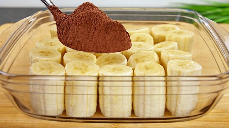 Questo semplice gesto trasforma le banane in un dessert delizioso e senza zucchero…