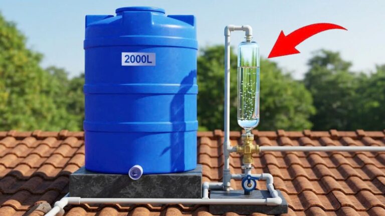 Questo semplice gesto trasforma tubi in PVC e cemento in energia acqua… scoprilo ora!