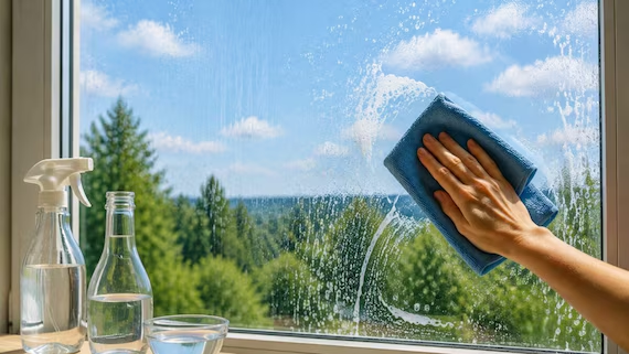 Come Pulire i Vetri delle Finestre Senza Aloni: il Metodo Naturale con Acqua e Aceto Bianco