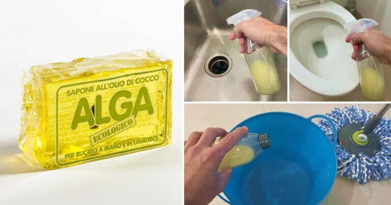 Come pulire tutta casa con il sapone giallo della nonna