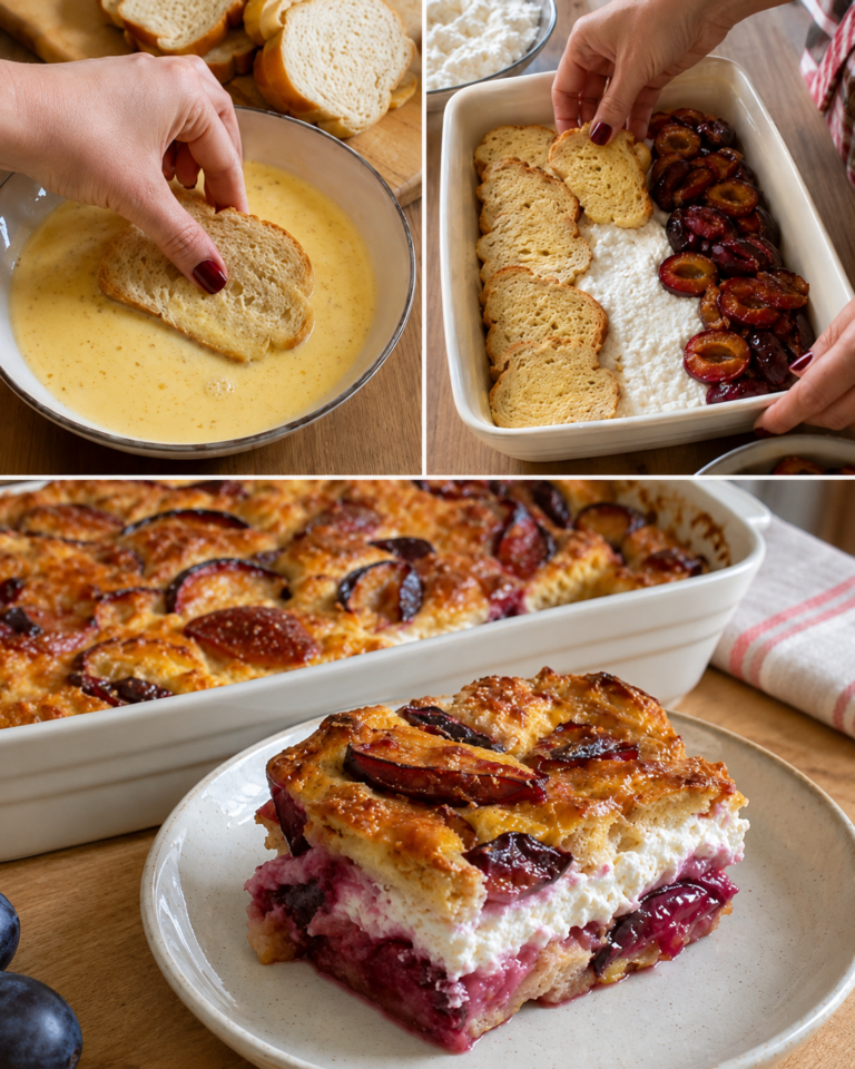 Budino di Pane con Prugne, Ricotta e Cannella: il Dolce della Tradizione Facile e Goloso