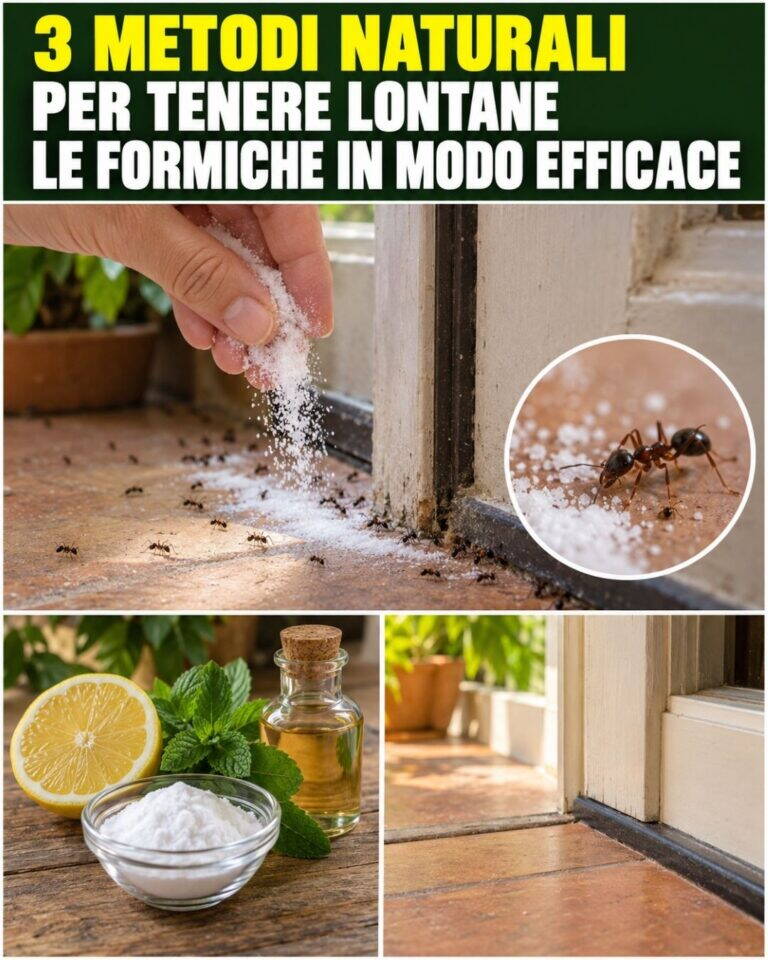 3 metodi naturali per tenere lontane le formiche in modo efficace