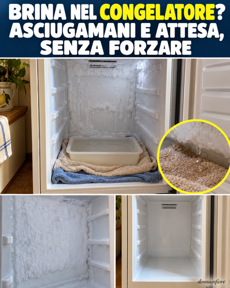 Brina nel congelatore? Asciugamani e attesa per sbrinare senza forzare il ghiaccio